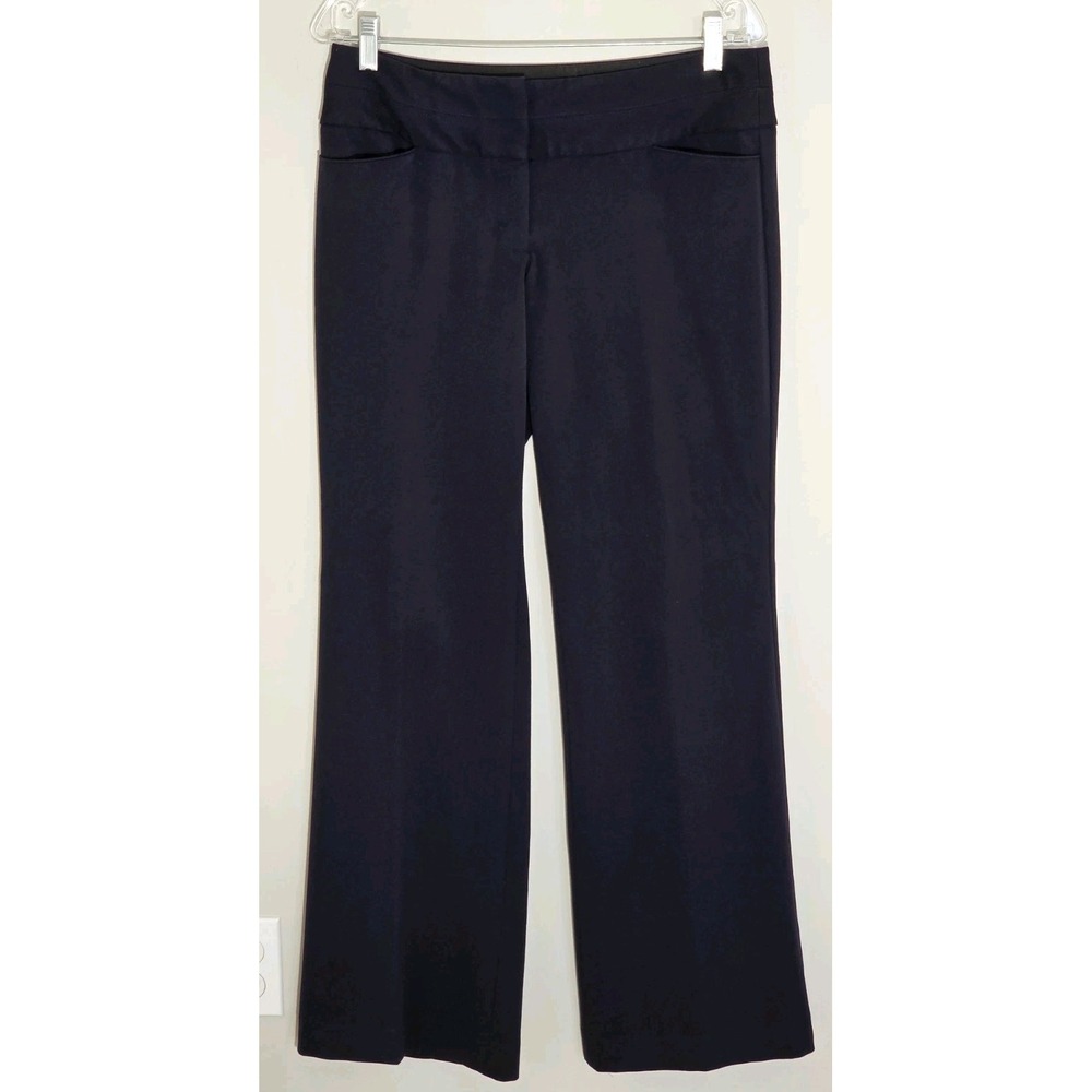 Express Women's Navy Dress Pants Work Mid-rise Design Studio 6